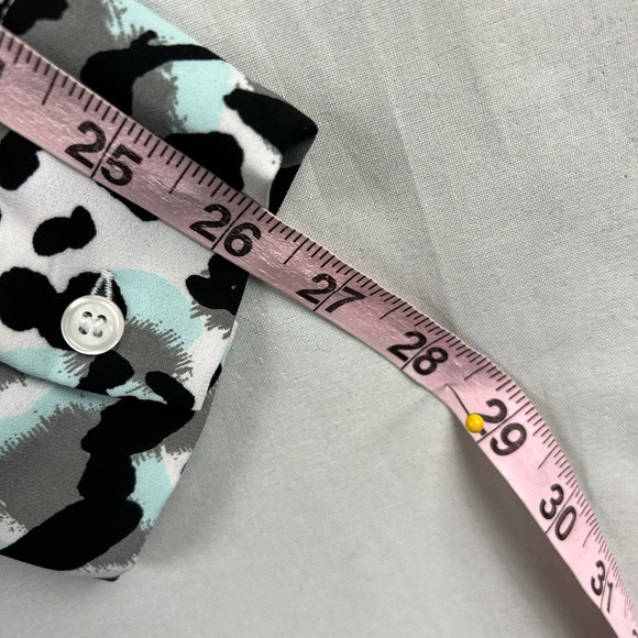 Christian Siriano For Lane Bryant Blouse Womens 22/24 Leopard Animal Print - Picture 12 of 12